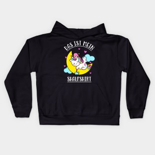 Das ist mein Schlafshirt süßes Einhorn Pyjama Kids Hoodie